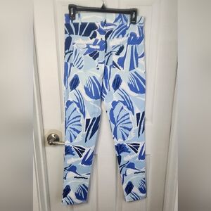 Gretchen Scott Designs Navy and Light Blue Patterned Pants